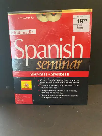 New Spanish Seminar Multimedia Spanish I & II  PC CD ROMS, View more