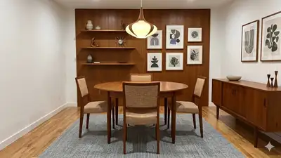 4 Chaises de salle à manger scandinave mid-century en teck, View more