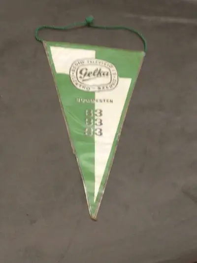 Unattributed defunct Hungary pro football club pennant, View more