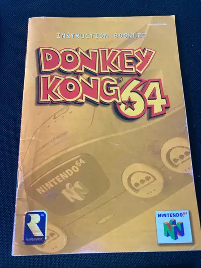 Vintage Nintendo 64 Donkey Kong 64 Booklet N64, View more