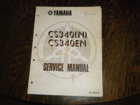 Yamaha CS340 N, CS340 EN Snowmobile Service Manual