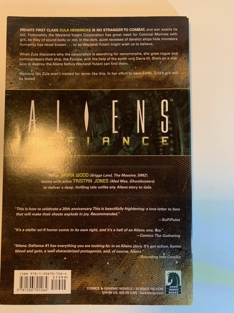 Aliens Defiance Vol. 1 dans Bandes dessinées  à Ville de Montréal - Image 2