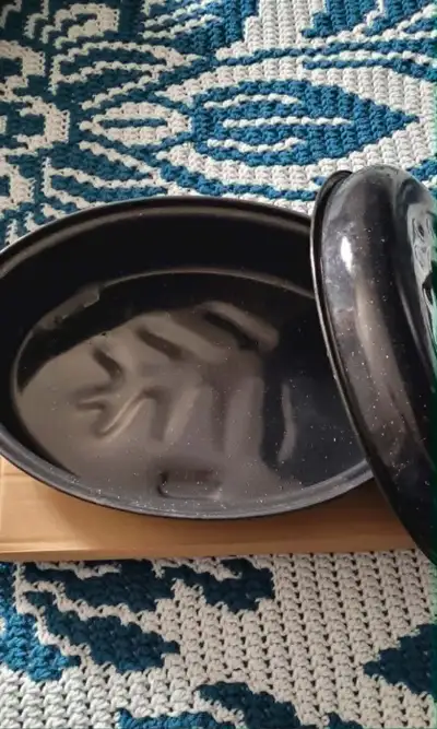 Small chicken roasting pan.