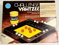 Challenge Yahtzee 1974 Board Game Copp Clark 100% Complete