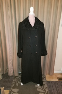 Elegant Full Length Wool Coat  (Paid $225 new)