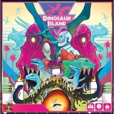 Dinosaur Island Anglais et Expansion Totally Liquid Anglais 70$ Je n’envoie rien par la poste.