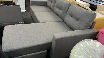 Very sturdy L shape sofa, View more