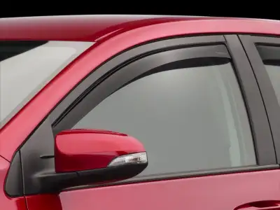 With WeatherTech Window Deflectors, you can restore tranquility to your open-window rides Allow fres...