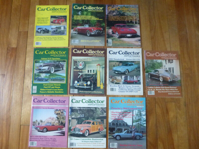 10 magazines Car Collector de 1980-82-84-85 dans Magazines  à Shawinigan