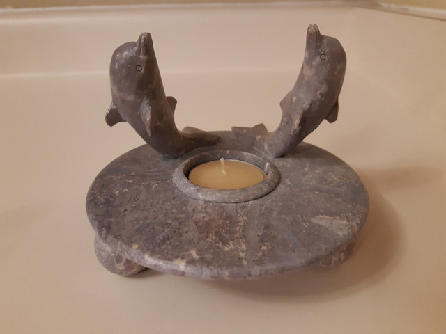Vintage Dolphin Tealight Holder in Home Décor & Accents in Peterborough
