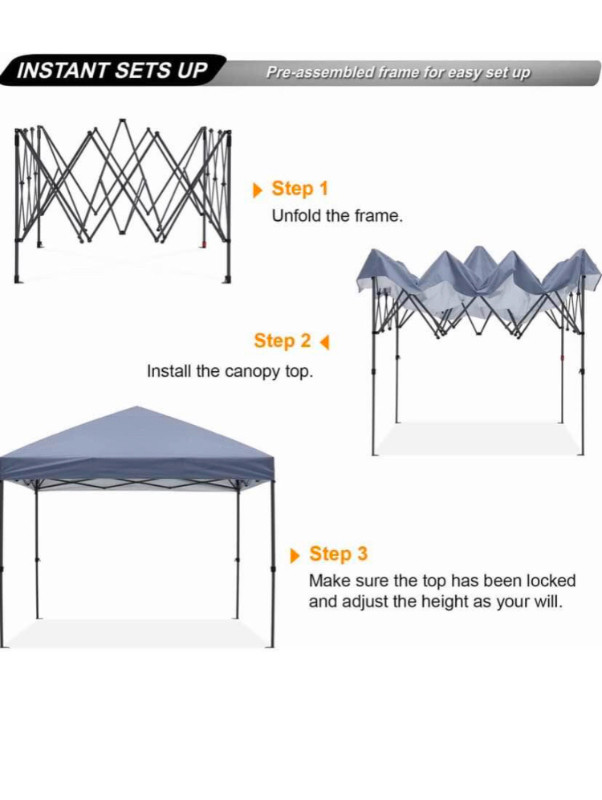 Canopy 10x10 for $45 per day in Outdoor Décor in Edmonton - Image 2