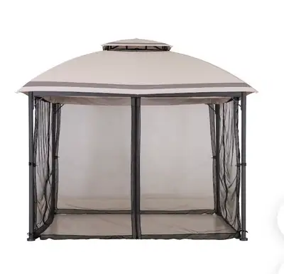 NEUF GAZEBO AVEC MOUSTIQUAIRE 11X11, View more