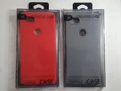 Google pixel 3 lite XL cellphone carbon fiber case 2 colors Gray and red available Gris et rouge dis...