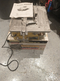 7" professional wet tile saw