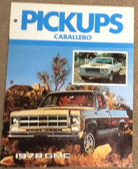 GMC PICK UPS Auto Brochures for Sale