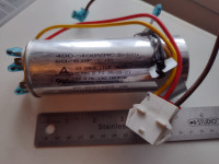 Condensateur de démarrage moteur 60+6uf 400VAC 5% SH capacitor