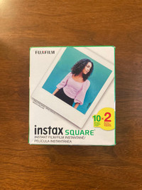 Fujifilm Instax Square Twin Pack Film - 20 Exposures, White