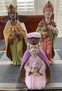 3 Wisemen Set - Christmas Decoration Hand Painted 
