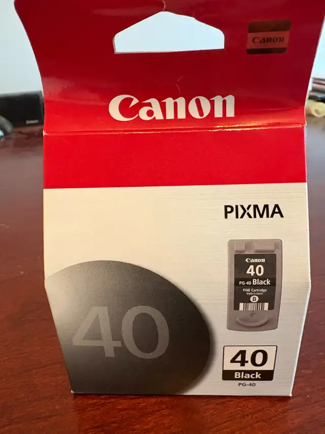Cassette d'encre Canon noir (40) in Printers, Scanners & Fax in Longueuil / South Shore - Image 2