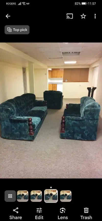 Two bedroom basement for rent.