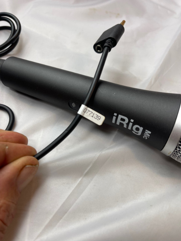 IK MULTI MEDIA IRIG CONDENSER MIC FOR I PHONE /PC /TABLETS #V118 in Pro Audio & Recording Equipment in Edmonton - Image 3