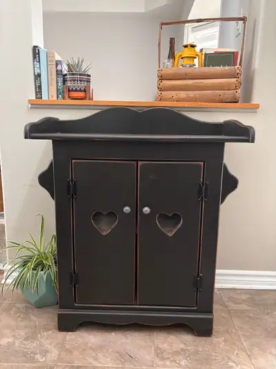 Black Wooden Refurbished Cabinet , View more