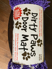 Dirty Paws Door Mat
