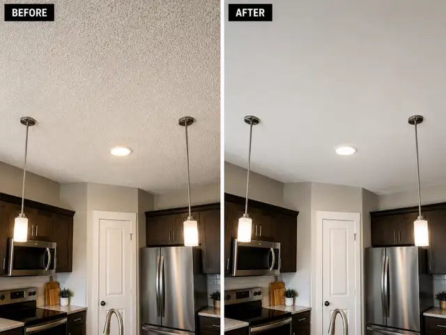Popcorn Removal, Knockdown & Ceiling Repair