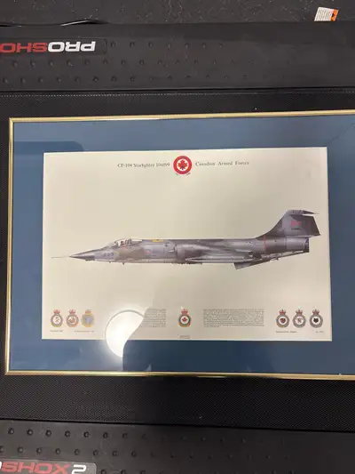 CF-104 framed photo, View more