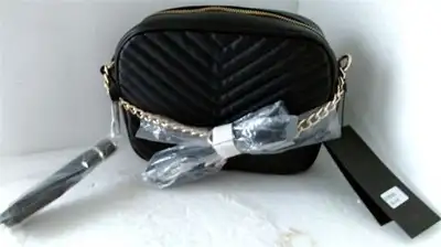 La Diva Womens Bag H6.5" x W8.5" x D2.5", Black, View more