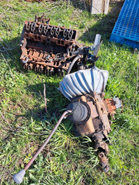 Small block Chevy 350 and 1 ton pickup transmission