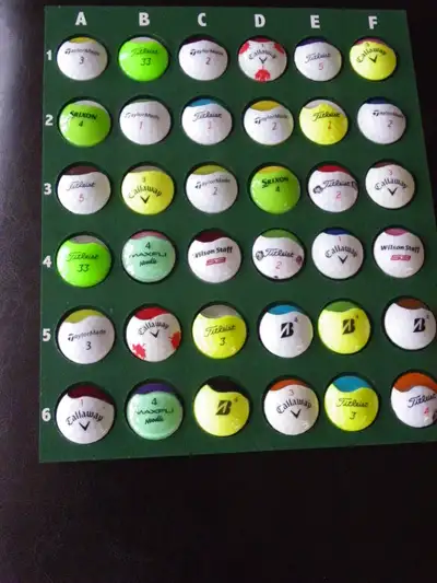 Unique golf ball markers, handcrafted from Repurposed golf balls. Finished with UV resin and metal b...