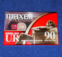 Maxell UR-90 Sealed New Cassette Tapes