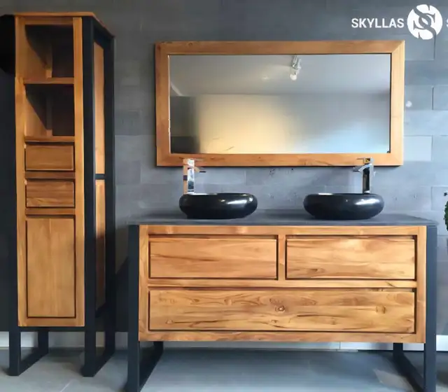 Vanité En Bois Massifs Sur Mesure  in Bathwares in Laval / North Shore - Image 6