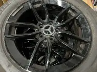 Mercedes 18”rims & Michelin 235/60/18 snow tires 