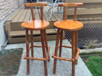 solid pine bar stools