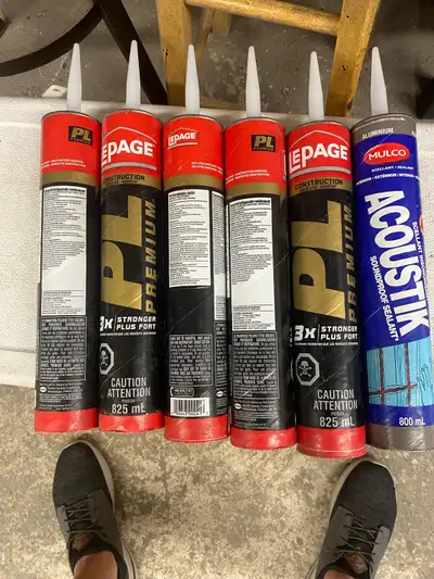 Lepage PL Premium and Mulco Acoustik Sealant, View more