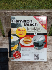 Hamilton Beach 5 Minute Breakfast Sandwhich Maker