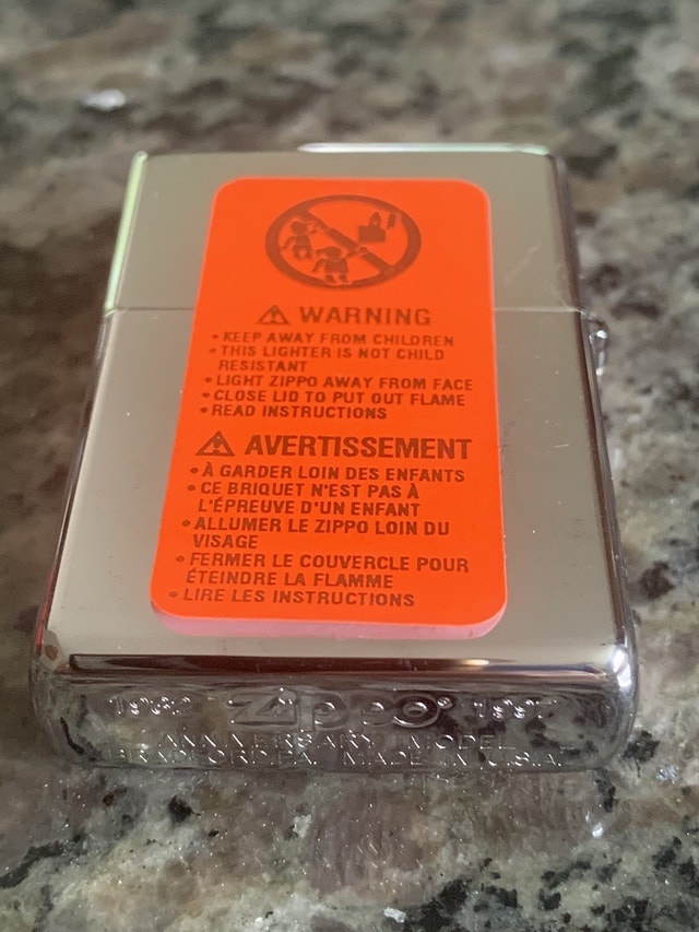 1997 65th Anniversary Zippo Collectible of the Year Lighter Arts