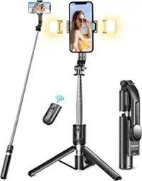 Selfie Stick Tripod, Extendable Phone Tripod Stand