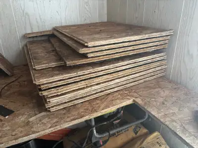 Dricore Subfloor Panels – 43 sq ft Total – $40 Selling leftover Dricore subfloor panels from a home...