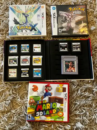 $100 Pokemon Pearl Version $100 Pokemon Black $15 Diddy Kong Racing $15 Nancy Drew Deadly Secret of...