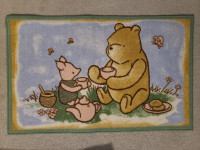 Winnie the Pooh Piglet Floor Mat Rug 22"x35" nursery kids room