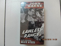 ClassicJohnWayneCollection II VHSmovies LawlessRange & BlueSteel