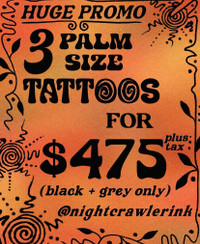 Tattoo Artist / AMAZING DEALS RIGHT NOW