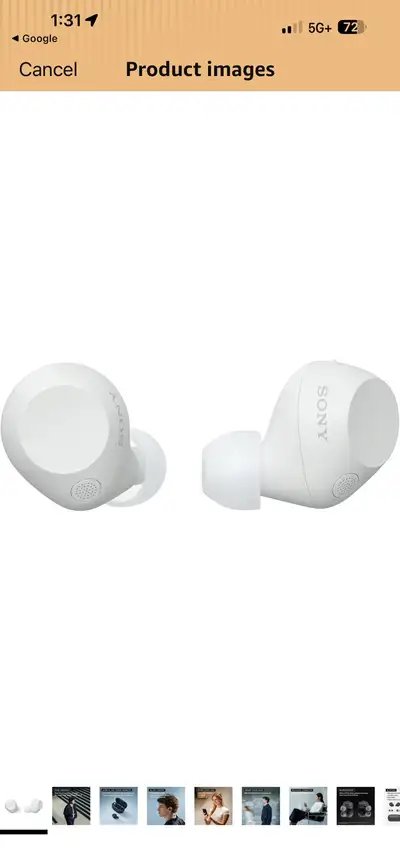 Sony WF-C710N Truly Wireless Noise-Cancelling Earbuds with up to 30-Hour Battery Life, Lightweight a...