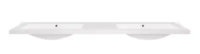 60” white polymarble vanity top with 2 rectangular sinks  60, View more