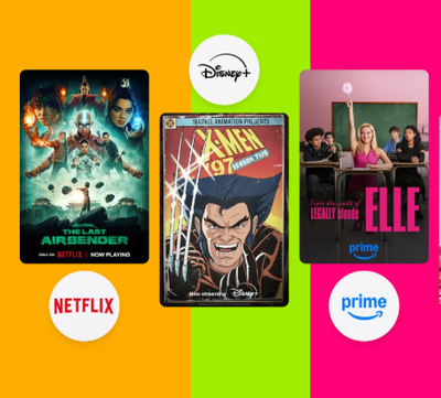 Streaming services (Netflix, Amazon Prime, Disney) @ $23/mo., View more