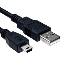 USB A to mini B cable - new