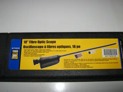 IMAGE FIBER OPTIC GUIDE SCOPE. 7,400 PIXEL RESOLUTION COMES WITH BATTERIES EXTRA LAMPS AND CASE NEW,...